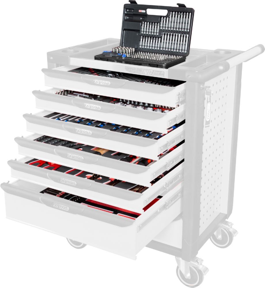 KS Tools Universal-Systemeinlagen-Satz für 6 Schubladen mit 598 Premium-Werkzeugen Produktbild KS Tools Universal-Systemeinlagen-Satz für 6 Schubladen mit 598 Premium-Werkzeugen