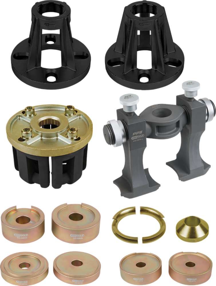 KS Tools Universal Werkzeug Satz zur Kompakt Radlagermontage Demontage 20 Teile Produktbild KS Tools Universal Werkzeug Satz zur Kompakt Radlagermontage Demontage 20 Teile
