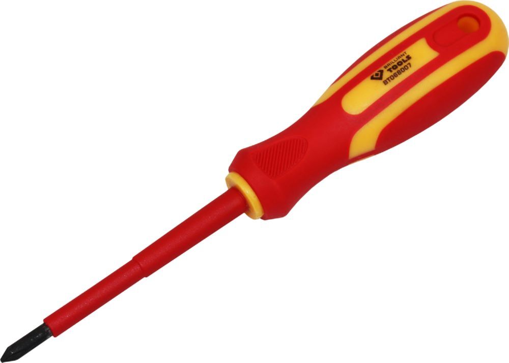 Brilliant Tools Schraubendreher VDE PH1 x 80 mm Produktbild Brilliant Tools Schraubendreher VDE PH1 x 80 mm