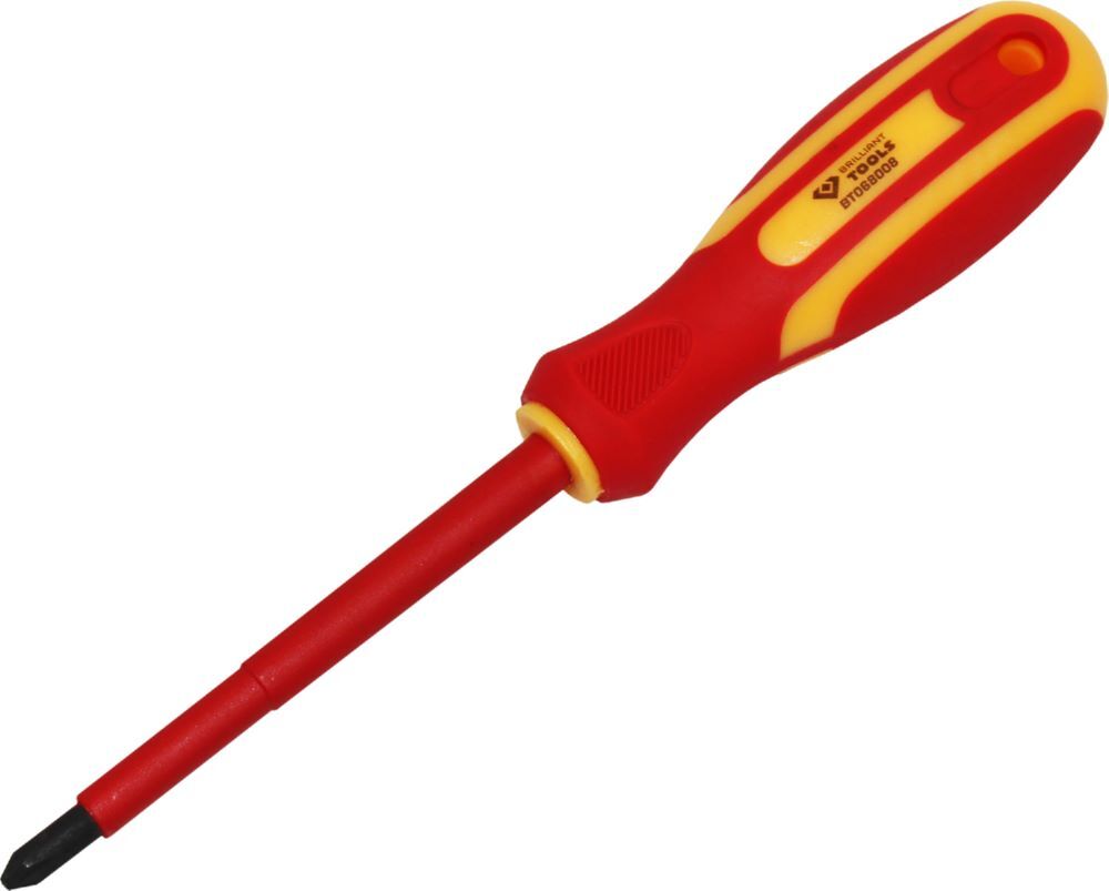 Brilliant Tools Schraubendreher VDE PH2 x 100 mm Produktbild Brilliant Tools Schraubendreher VDE PH2 x 100 mm