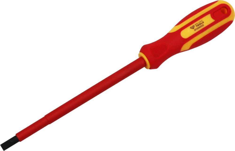 Brilliant Tools Schraubendreher VDE Schlitz 6,5 x 150 mm Produktbild Brilliant Tools Schraubendreher VDE Schlitz 6,5 x 150 mm