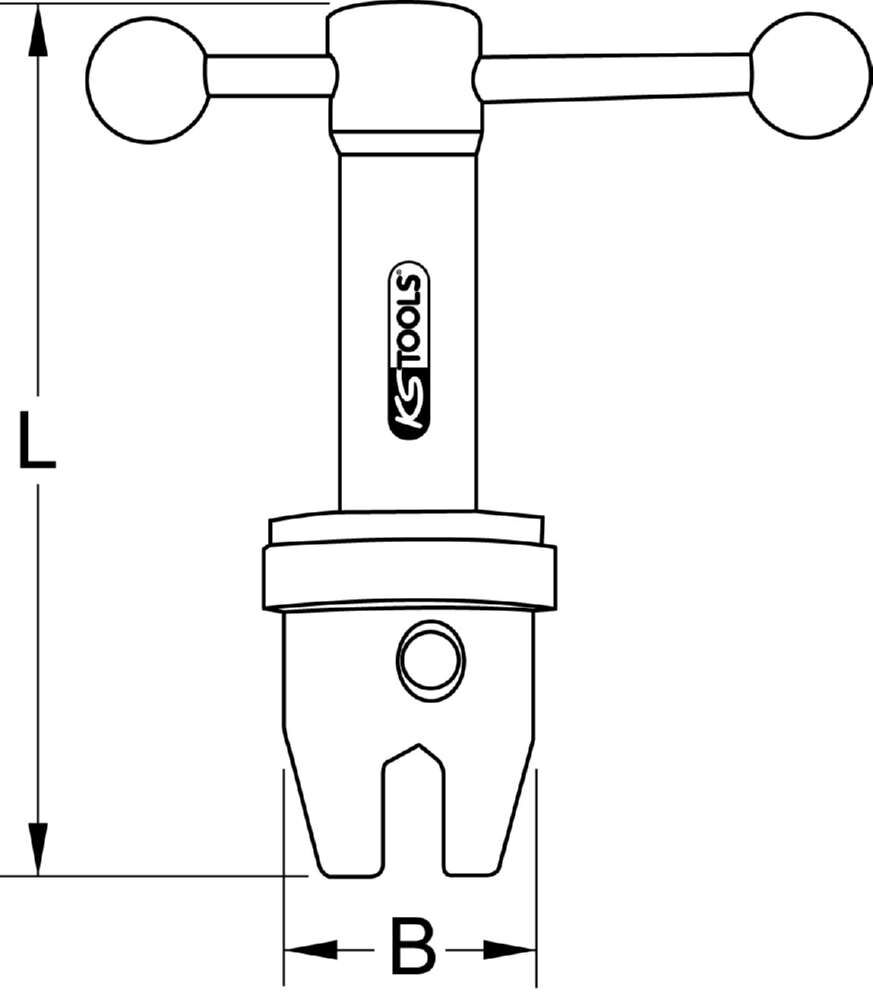 KS Tools Ventilfix und Badewannenadapter 2 teilig KS Tools Ventilfix und Badewannenadapter 2 teilig
