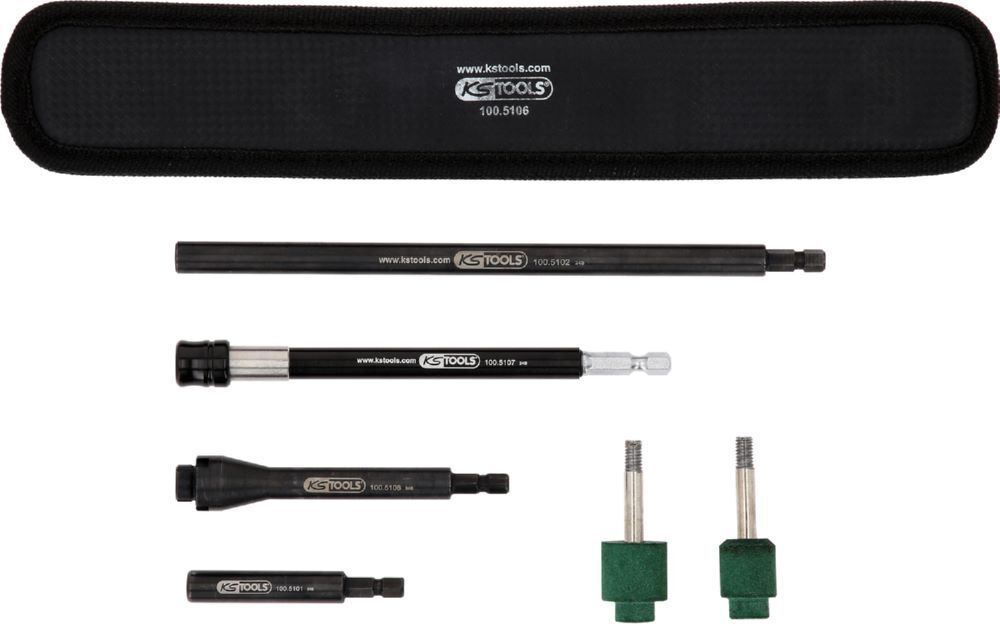 KS Tools Ventilsitz Reinigungswerkzeug Satz für Alufelgen 7 teilig Produktbild KS Tools Ventilsitz Reinigungswerkzeug Satz für Alufelgen 7 teilig