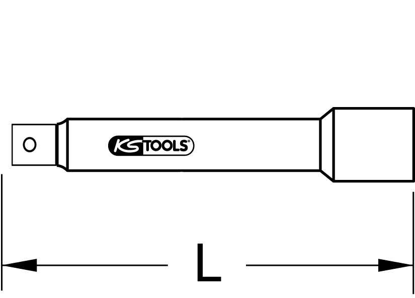 KS Tools 1/2 Zoll Verlängerung Gesamtlänge 375 mm Produktbild KS Tools 1/2 Zoll Verlängerung Gesamtlänge 375 mm bild 2