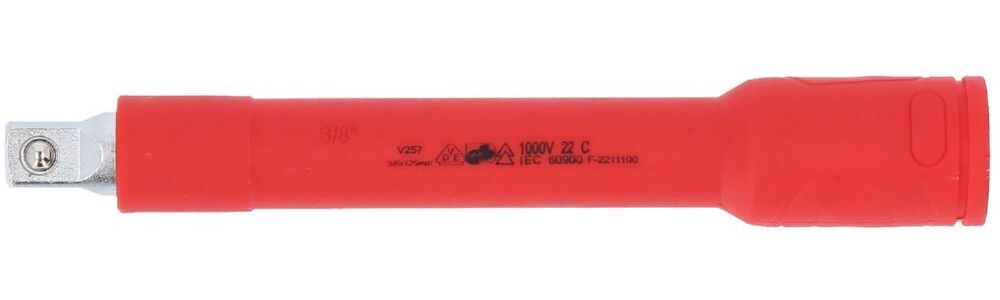 Produktbild KS Tools Verlängerung 3/8 Zoll mit Schutzisolierung und Schraubenarretierung 125 mm