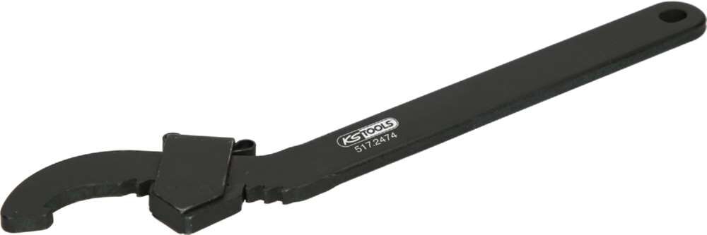 KS Tools Verstellbarer Hakenschlüssel mit Nase 95 - 165 mm Produktbild KS Tools Verstellbarer Hakenschlüssel mit Nase 95 - 165 mm