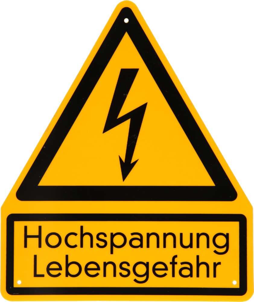 KS Tools Warnschild Hochspannung Lebensgefahr Produktbild KS Tools Warnschild Hochspannung Lebensgefahr