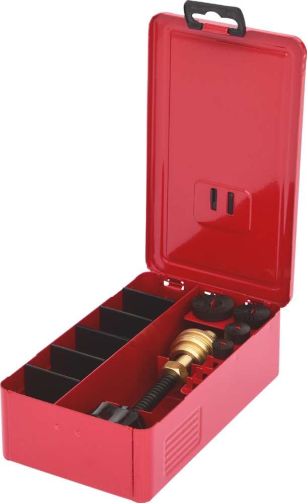 KS Tools Wasserhahn Fräsapparat Satz 5 teilig Produktbild KS Tools Wasserhahn Fräsapparat Satz 5 teilig