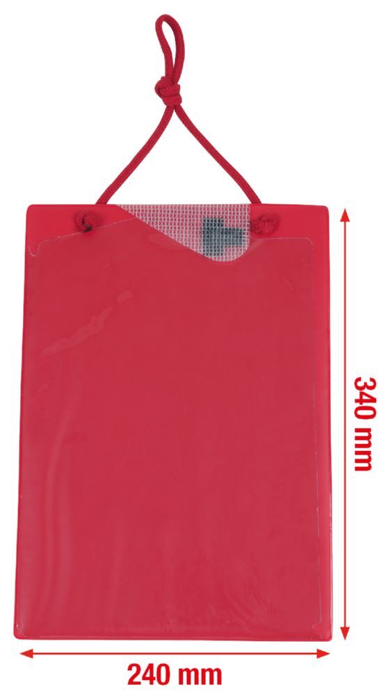 KS Tools Werkstatt Auftragstasche DIN A4 rot Produktbild KS Tools Werkstatt Auftragstasche DIN A4 rot bild 3