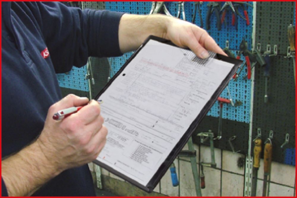 KS Tools Werkstatt Auftragstasche DIN A4 schwarz Produktbild KS Tools Werkstatt Auftragstasche DIN A4 schwarz bild 5