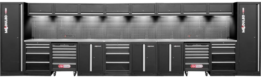 Produktbild KS Tools Werkstatt Schranksystem gerade Variante 1 6640 x 500 mm