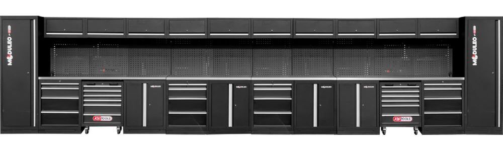 Produktbild Werkstatt-Schranksystem, gerade, 8000 x 500 mm, Variante 2 bild 3
