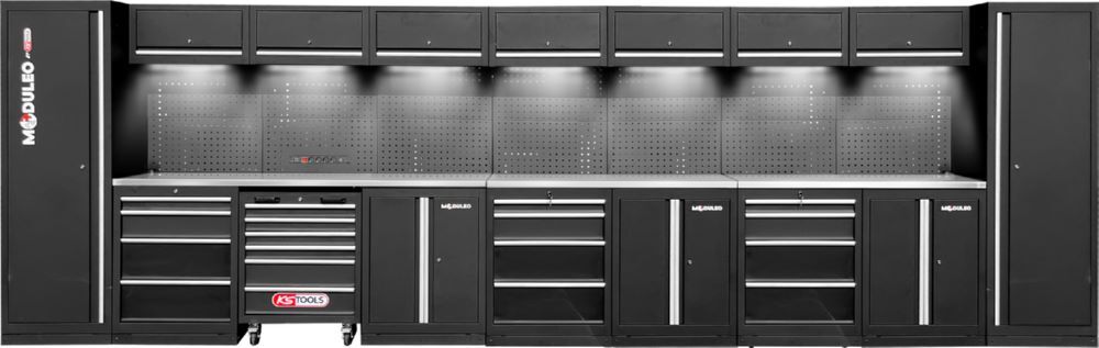 Produktbild KS Tools Werkstatt Schranksystem gerade Variante 2 5960 x 500 mm
