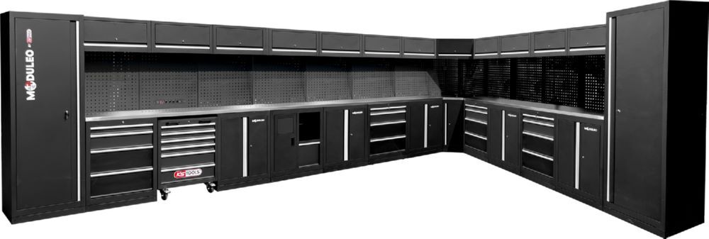 Produktbild KS Tools Werkstatt Schranksystem L-Form 6120 x 4080 mm