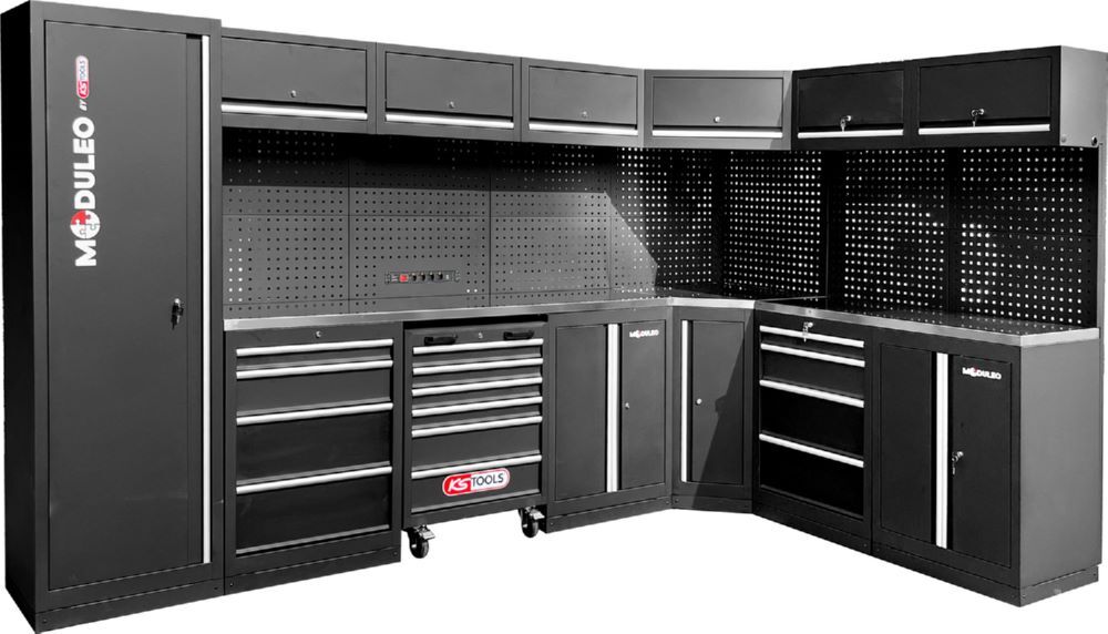 Produktbild Werkstatt-Schranksystem, L-Form, 3400 x 2120 mm, Variante 1 bild 3