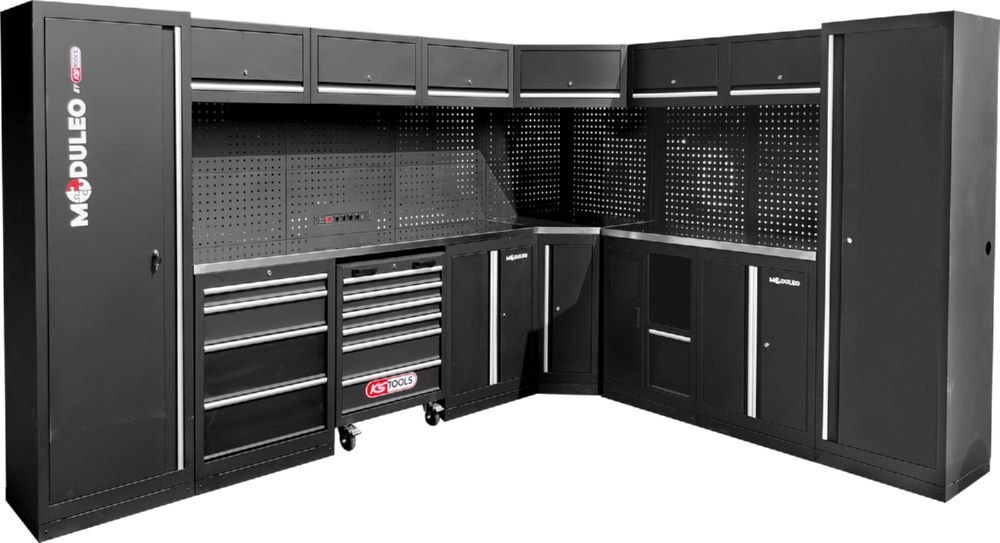 Produktbild Werkstatt-Schranksystem, L-Form, 3400 x 2720 mm, Variante 1 bild 3