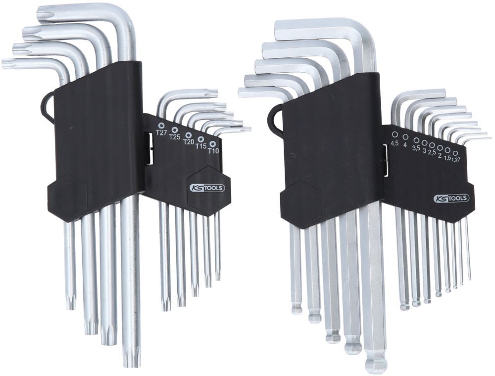 Produktbild Winkelstiftschlüssel-Satz, Torx, Innensechskant, 22-tlg bild 4