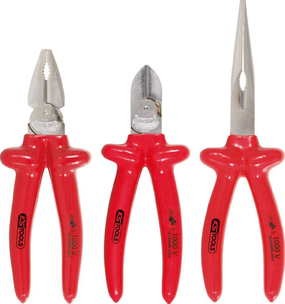 KS Tools 1000V Zangen-Satz 3 Teile Produktbild KS Tools 1000V Zangen-Satz 3 Teile