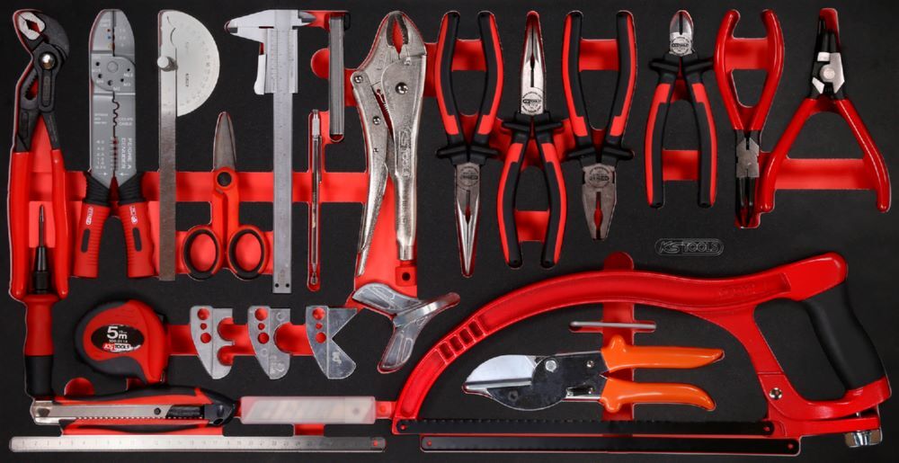 Produktbild KS Tools Zangen und Messwerkzeug Satz 1.1/3 Systemeinlage 39 teilig