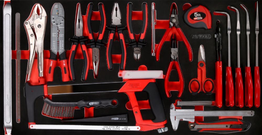 Produktbild KS Tools Zangen und Messwerkzeug Satz Einagengröße L 36 teilig
