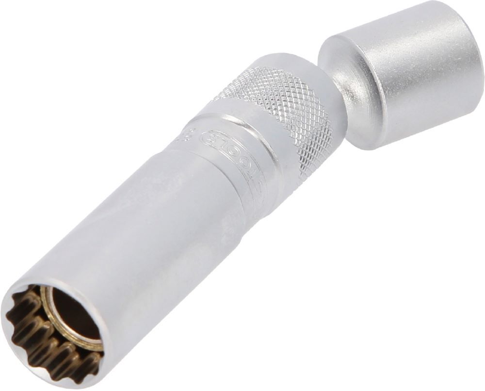 Produktbild 3/8" Zündkerzen-Stecknuss, mit Gelenk, magnetisch, 14 mm bild 2