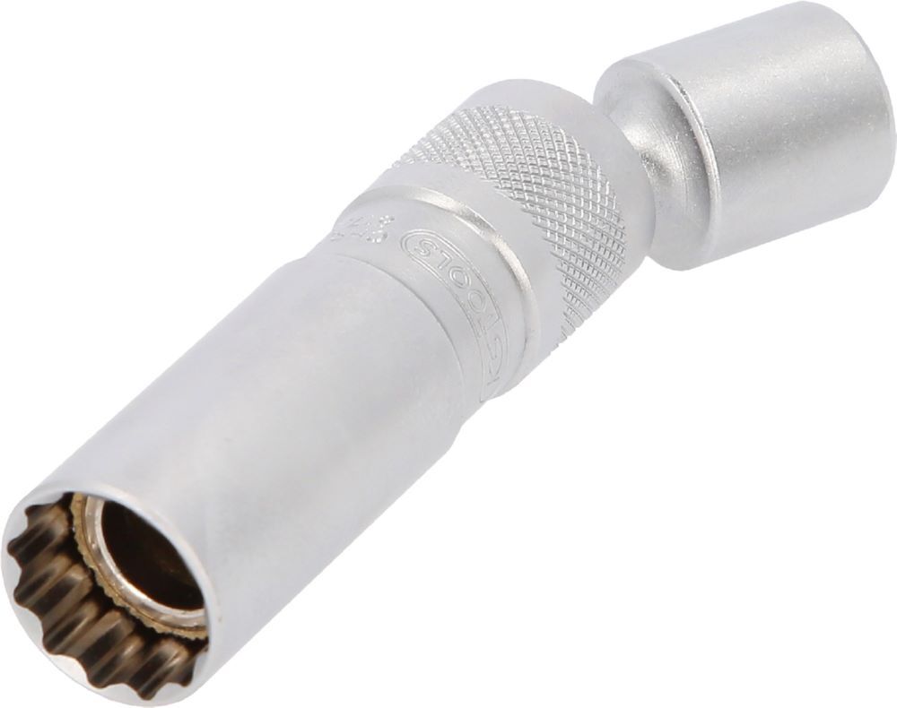 Produktbild 3/8" Zündkerzen-Stecknuss, mit Gelenk, magnetisch, 16 mm bild 2