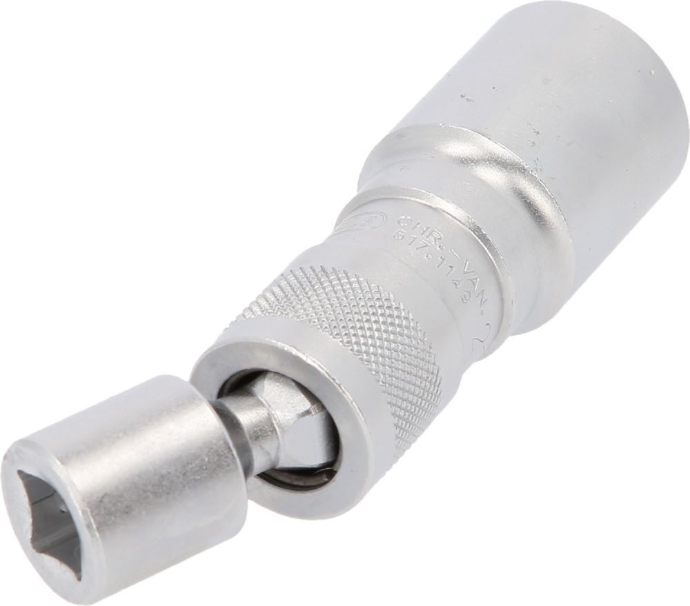 Produktbild KS Tools Zündkerzen-Stecknuss mit Gelenk magnetisch 21 mm 3/8 Zoll
