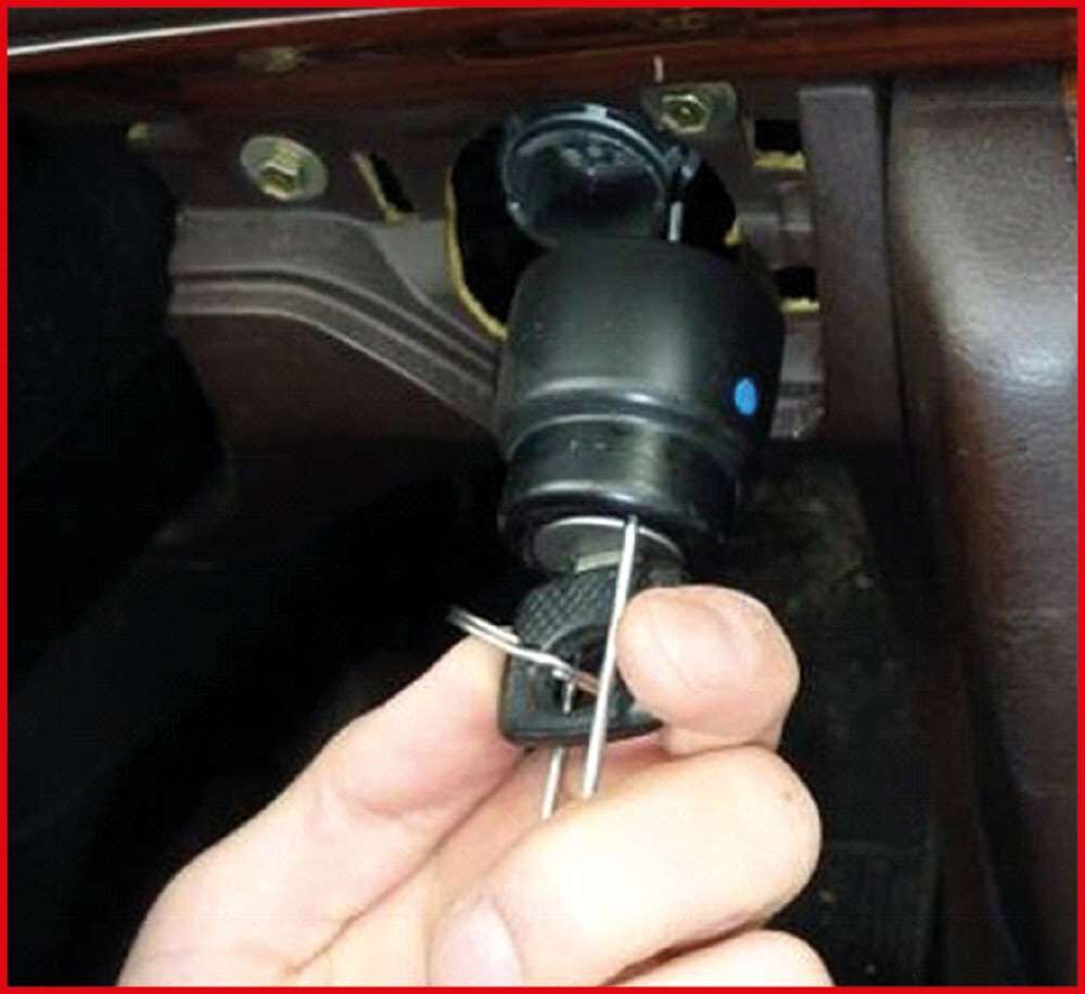 Produktbild KS Tools Zündschloss Demontage Nadel Werkzeug für VAG Gesamtlänge 200 mm bild 2