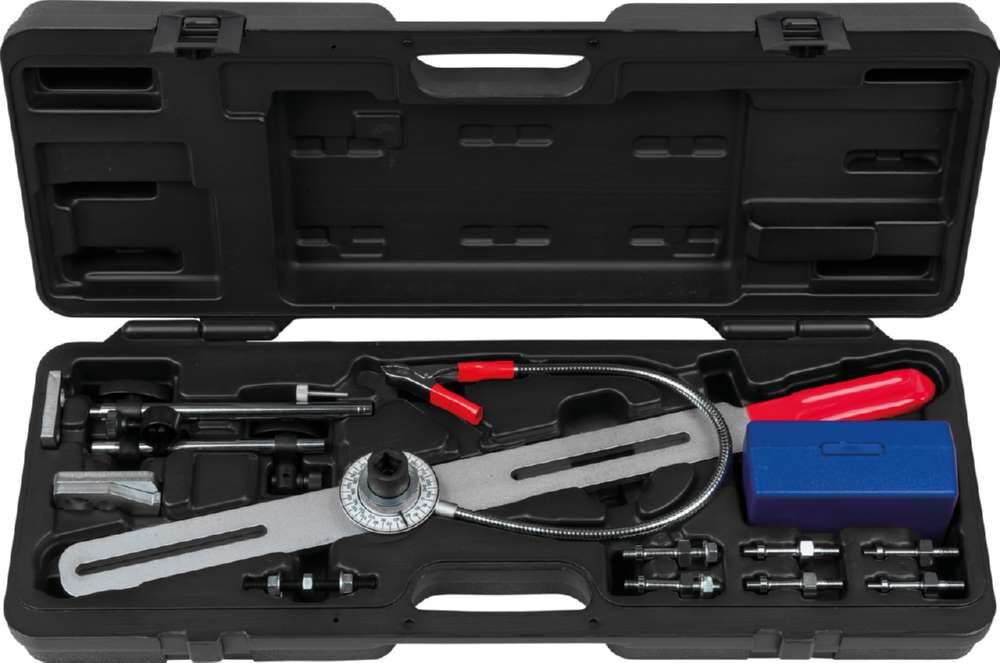 KS Tools Zweimassenschwungrad Prüfwerkzeug mit Winkelgradscheibe und Messuhr Produktbild KS Tools Zweimassenschwungrad Prüfwerkzeug mit Winkelgradscheibe und Messuhr