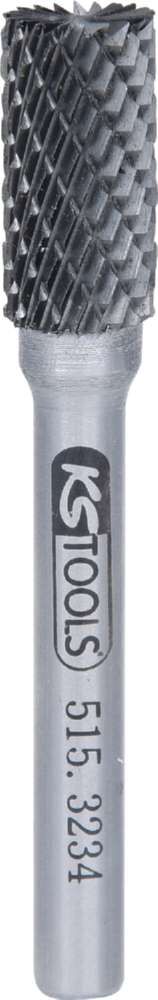 KS Tools HM Zylinder Frässtift Form A mit Stirnverzahnung 10 mm Produktbild KS Tools HM Zylinder Frässtift Form A mit Stirnverzahnung 10 mm