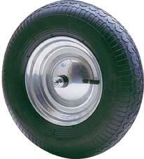CAPITO Luftrad 400/100 mit Kugelmit 17mm Schraubachse Produktbild CAPITO Luftrad 400/100 mit Kugelmit 17mm Schraubachse