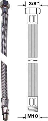 Sanitop Wingenroth flex. Anschlussschlauch M8 500 mm Produktbild Sanitop Wingenroth flex. Anschlussschlauch M8 500 mm