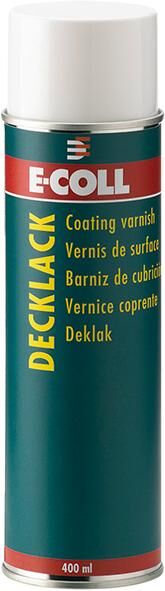 E-Coll EU Decklack 400ml schwarz-matt Produktbild E-Coll EU Decklack 400ml schwarz-matt