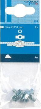 Pösamo Simplexklemmen (SB) galZn 2,0mmx15 M4 a 2Stk Produktbild Pösamo Simplexklemmen (SB) galZn 2,0mmx15 M4 a 2Stk
