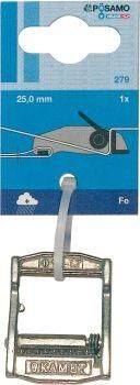 Pösamo Klemmschloss verz. (SB) f. Gurt-Ø b.25mm Produktbild Pösamo Klemmschloss verz. (SB) f. Gurt-Ø b.25mm