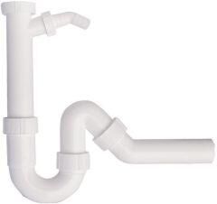 Sanitop Wingenroth Kunststoff-Siphon, P-Form1 1/2"x50 WAS-Anschluss Sanitop Wingenroth Kunststoff-Siphon, P-Form1 1/2"x50 WAS-Anschluss