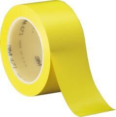 3M Weich PVC Klebeband 471F 50mm 33m gelb Produktbild 3M Weich PVC Klebeband 471F 50mm 33m gelb