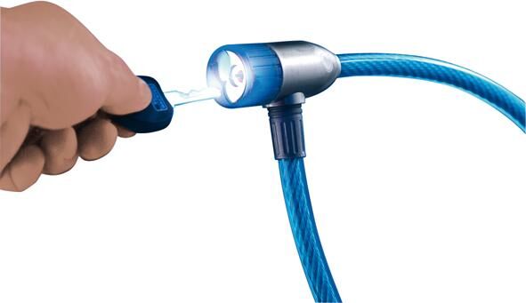 Burgwächter Seilschloss mit Licht 340L 65 Produktbild Burgwächter Seilschloss mit Licht 340L 65