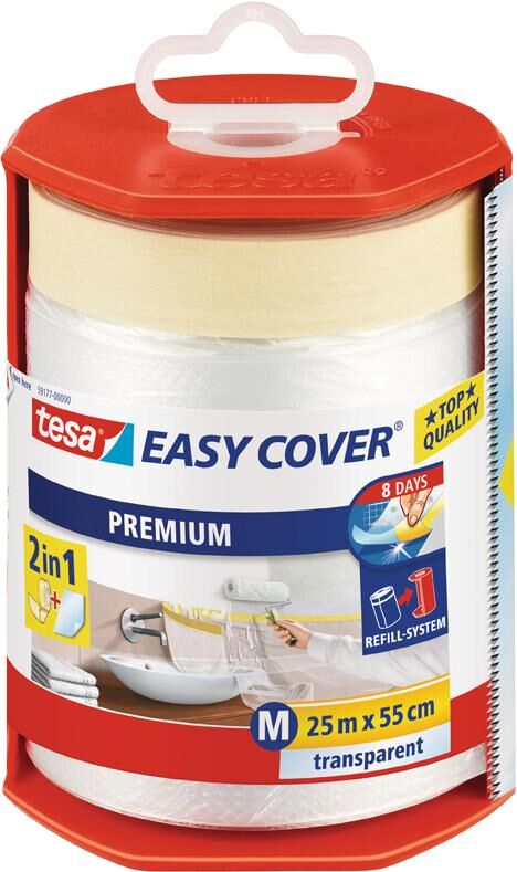 Tesa Easy Cover Folie Nr.5917733m:550mm Produktbild Tesa Easy Cover Folie Nr.5917733m:550mm