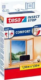 Tesa Fliegengitter anthrazit 1,3m:1,3m Premium Produktbild Tesa Fliegengitter anthrazit 1,3m:1,3m Premium
