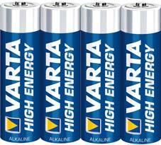 VARTA Alkali High Energy AA 4x Fol Produktbild VARTA Alkali High Energy AA 4x Fol