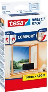 Tesa Fliegengitter anthrazit 1m:1m Premium Produktbild Tesa Fliegengitter anthrazit 1m:1m Premium