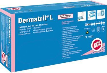 KCL Honeywell Einweghandschuh DermatrilL 741 Gr.11 Box a 100 Stück Produktbild KCL Honeywell Einweghandschuh DermatrilL 741 Gr.11 Box a 100 Stück bild 8