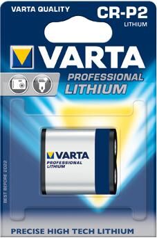 VARTA Batterie Profess. CR P2 1er Blister, 6,0V Produktbild VARTA Batterie Profess. CR P2 1er Blister, 6,0V