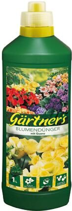 Gärtner`s Blumendünger mit Guano, 1 l Produktbild Gärtner`s Blumendünger mit Guano, 1 l
