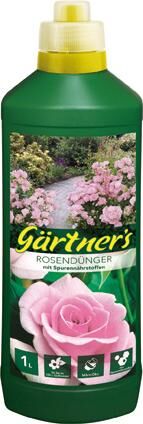 Gärtner`s Rosendünger mit Spurenelemente, 1 l Produktbild Gärtner`s Rosendünger mit Spurenelemente, 1 l