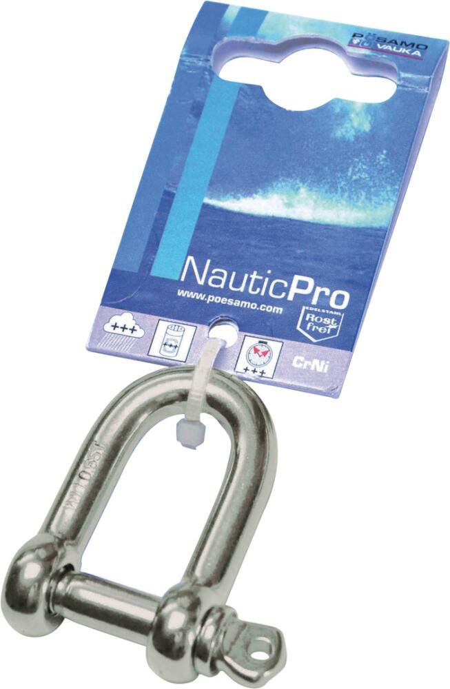 Pösamo Schäkel gerade (SB) A4 8,0mm-1/3 Zoll Produktbild Pösamo Schäkel gerade (SB) A4 8,0mm-1/3 Zoll