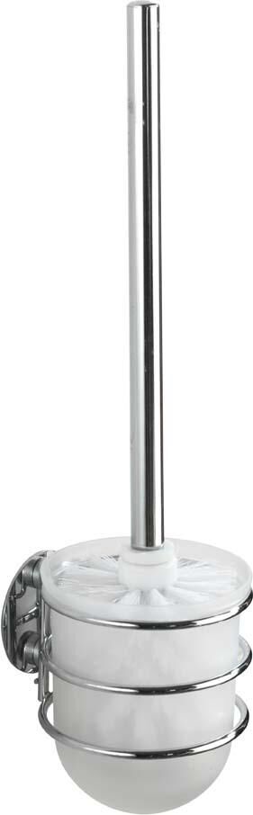 Wenko WC-Garnitur Turbo-Loc Chrom, 10x11,5x37,5 cm Produktbild Wenko WC-Garnitur Turbo-Loc Chrom, 10x11,5x37,5 cm