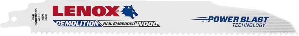 Lenox Säbelsägeblatt a. 5 Stck.229x22x1,6mm 10 Z Produktbild Lenox Säbelsägeblatt a. 5 Stck.229x22x1,6mm 10 Z