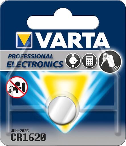VARTA Electronics LithiumCR1620 1erBli., 3,0V Produktbild VARTA Electronics LithiumCR1620 1erBli., 3,0V